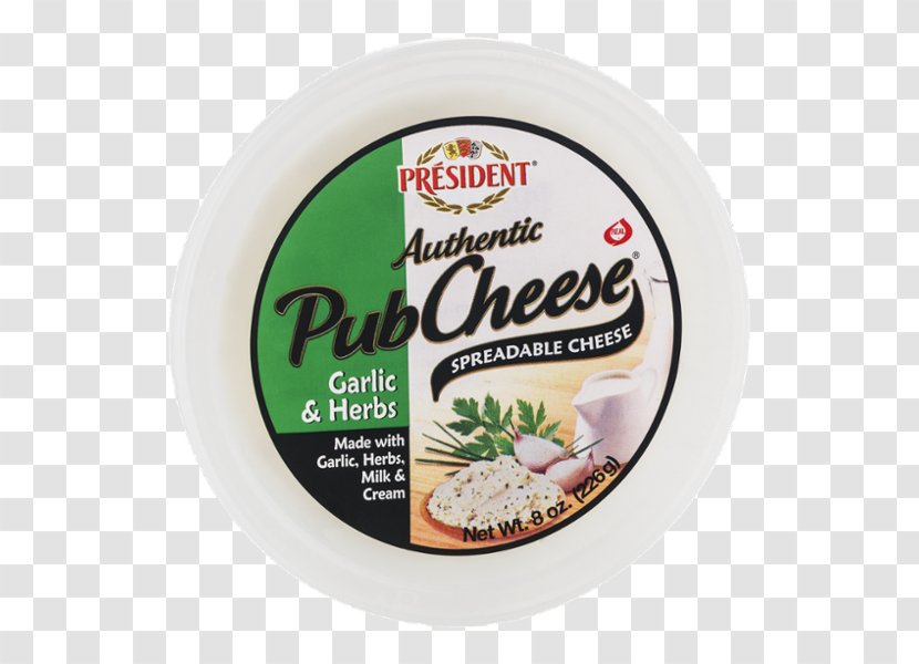 Pub Cheese Président Cheddar - Ingredient Transparent PNG