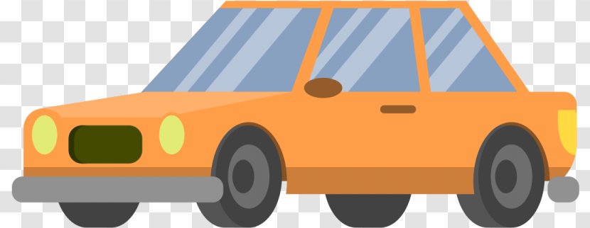 Car Cartoon - Yellow - Automotive Care Games Transparent PNG