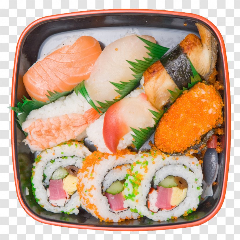 Sushi California Roll Bento Gimbap Sashimi Transparent PNG