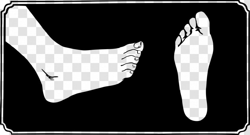 Foot Clip Art - Cartoon - FOOTER Transparent PNG