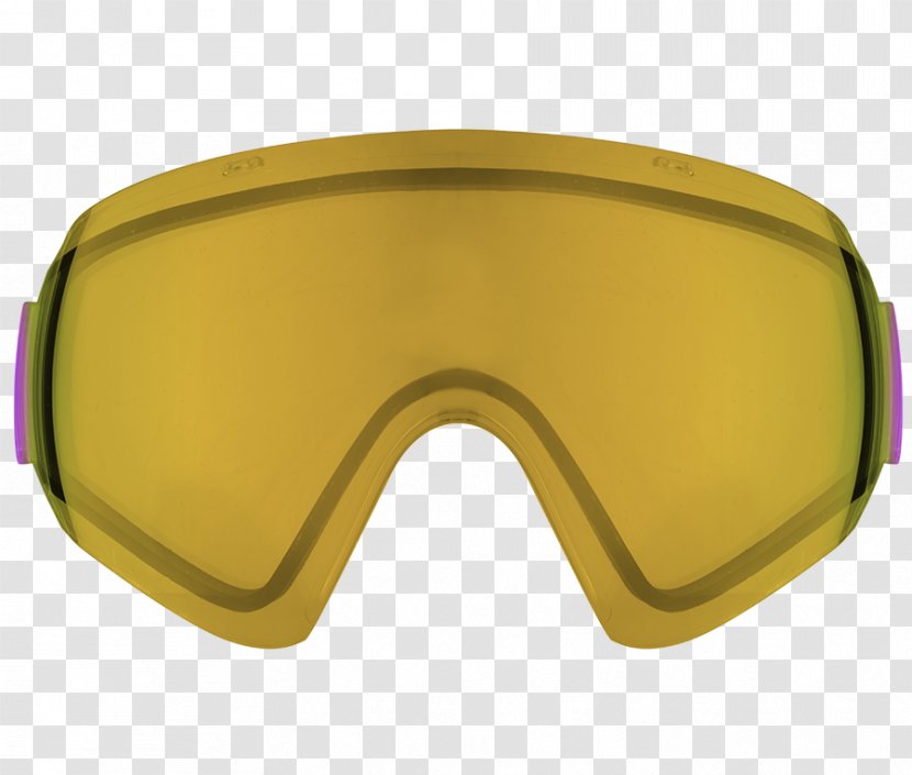 Goggles Lens Glass High-dynamic-range Imaging Mask - Yellow Transparent PNG