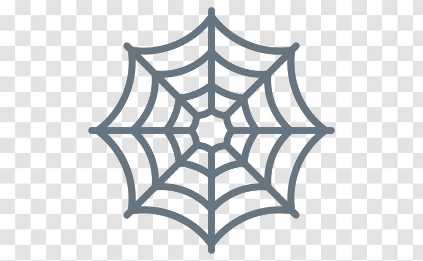 Spider Web Stencil Spider-Man Template - Invertebrate Transparent PNG