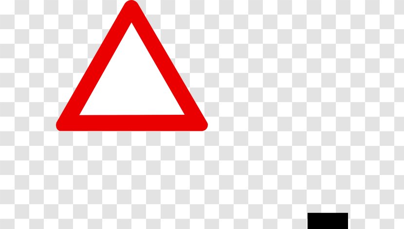 Warning Sign Traffic Stop Clip Art - Symbol - Blank Transparent PNG