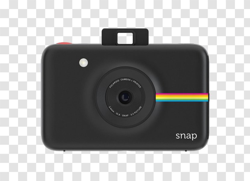 Instant Camera Polaroid Corporation Snap 10.0 MP Compact Digital - Originals - BlackCamera Transparent PNG