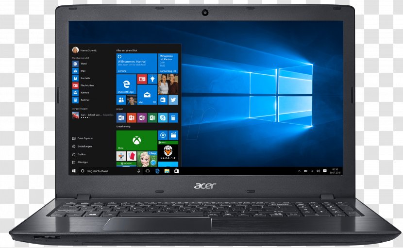 Laptop Acer Aspire E5-575G E 15 E5-575-72N3 15.60 - Screen Transparent PNG