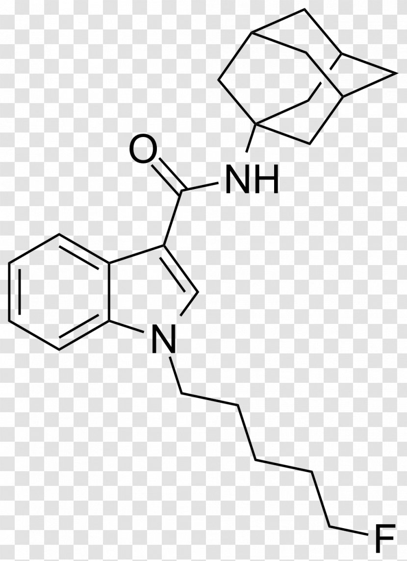 Synthetic Cannabinoids STS-135 Cannabinoid Receptor APICA - Drawing - Physical Structure Transparent PNG