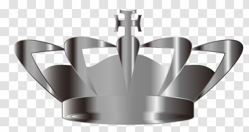 Silver Crown Computer File - Argent - Vector Transparent PNG