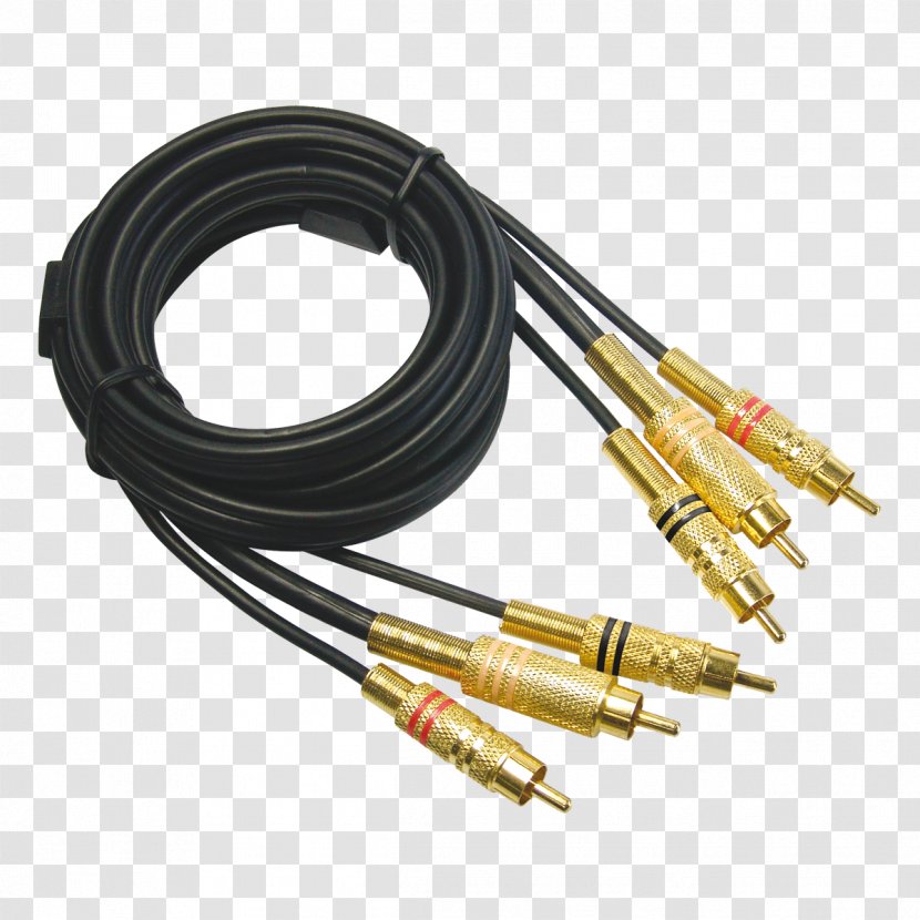 Coaxial Cable Digital Audio RCA Connector Electrical - Displayport Transparent PNG