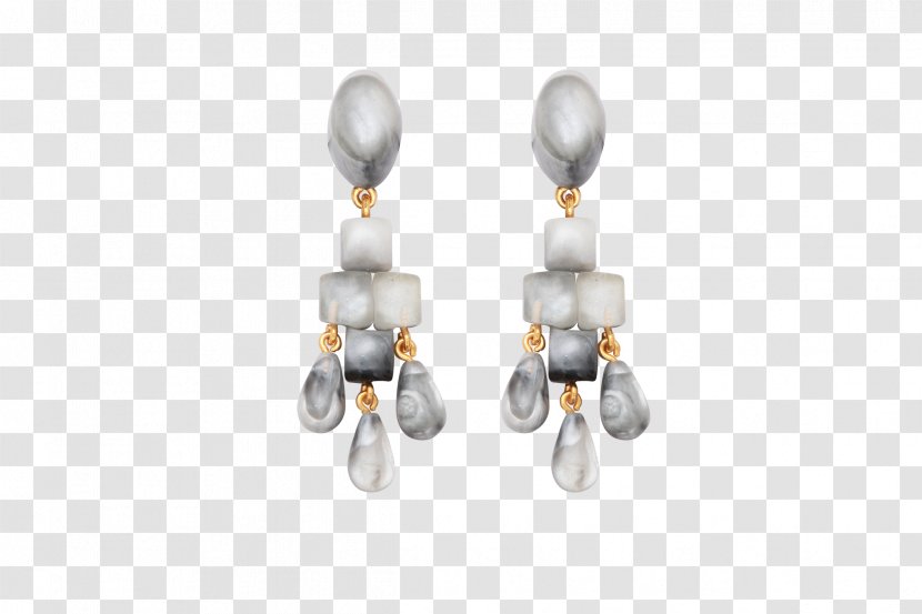 Earring Dominique Denaive Color White Necklace - Nuage Transparent PNG