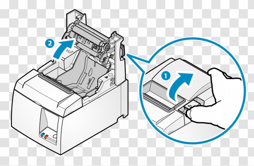 Paper Printer USB 卡紙 AirPrint - Hardware - Manual Cover Transparent PNG