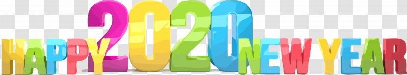 Happy New Year 2020 Text - Writing, Transparent PNG