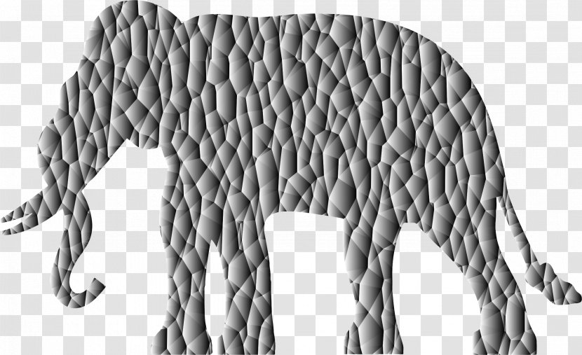Elephant - Wildlife - Polygonal Transparent PNG