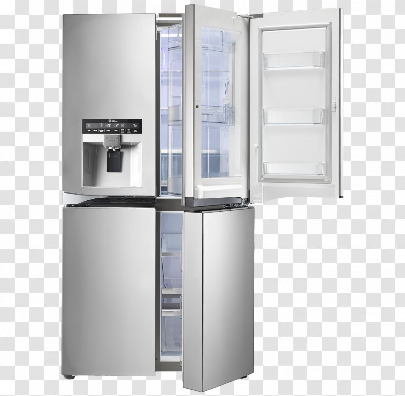 Refrigerator LG Electronics GMJ916NSHV Frigorífico GMM916NSHV Freezers - Logik Lfc50b14 Fridge Freezer Transparent PNG