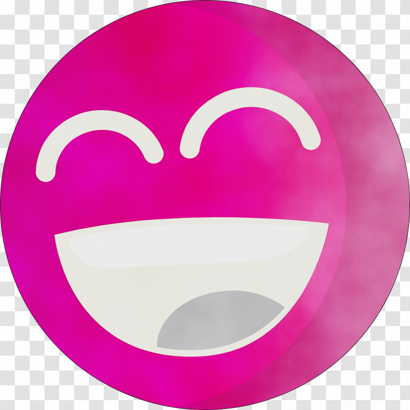 Smiley Circle Pink M Font Meter Transparent PNG