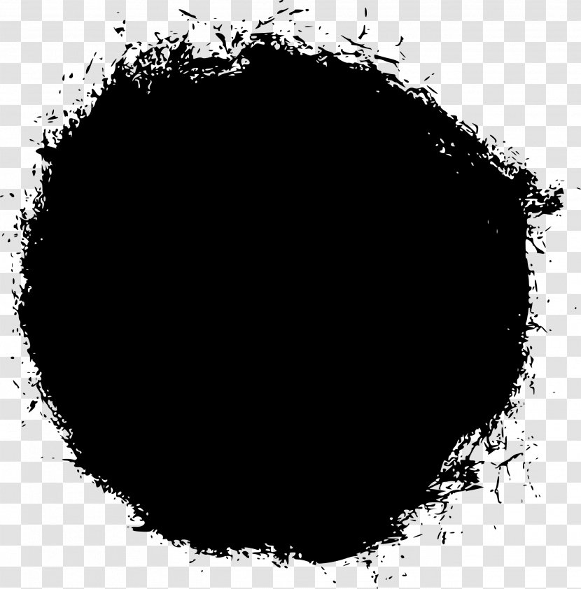 Circle Leather / Red/Blue Black & White - Logo - M Speech Balloon Transparent PNG