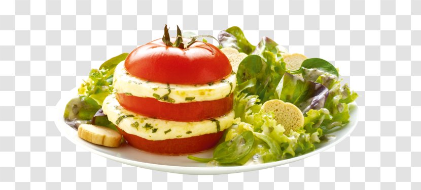 Greek Salad Caprese Vegetarian Cuisine Recipe Hors D'oeuvre - Garnish - Tomato Transparent PNG
