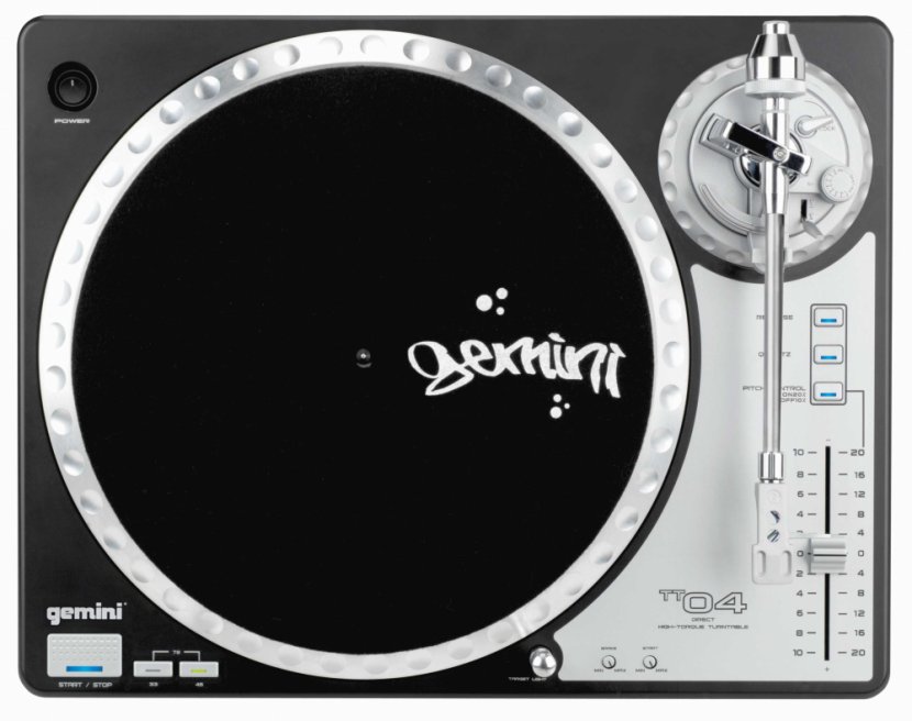 Disc Jockey Gemini Sound Products Phonograph Record Turntable Scratching - Electronics Transparent PNG