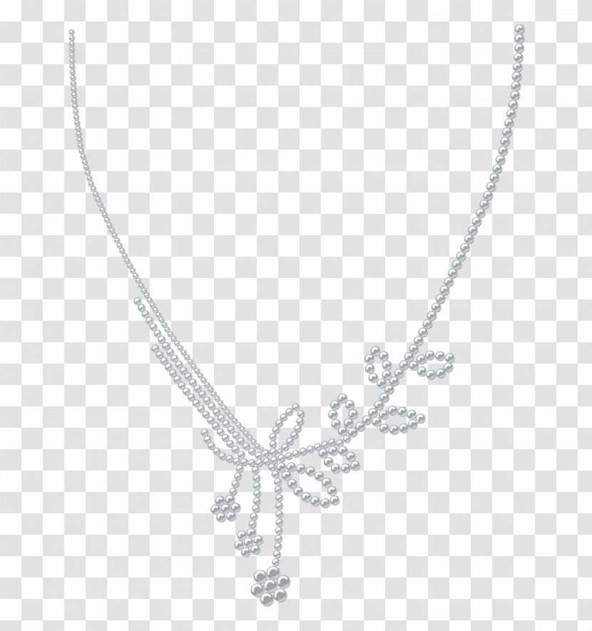 Necklace Body Jewellery White Transparent PNG