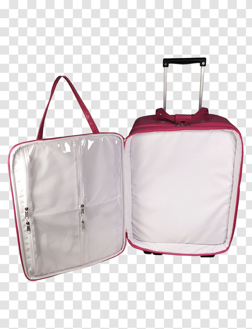 Handbag Baggage Hand Luggage Suitcase - Red - Naylon Transparent PNG