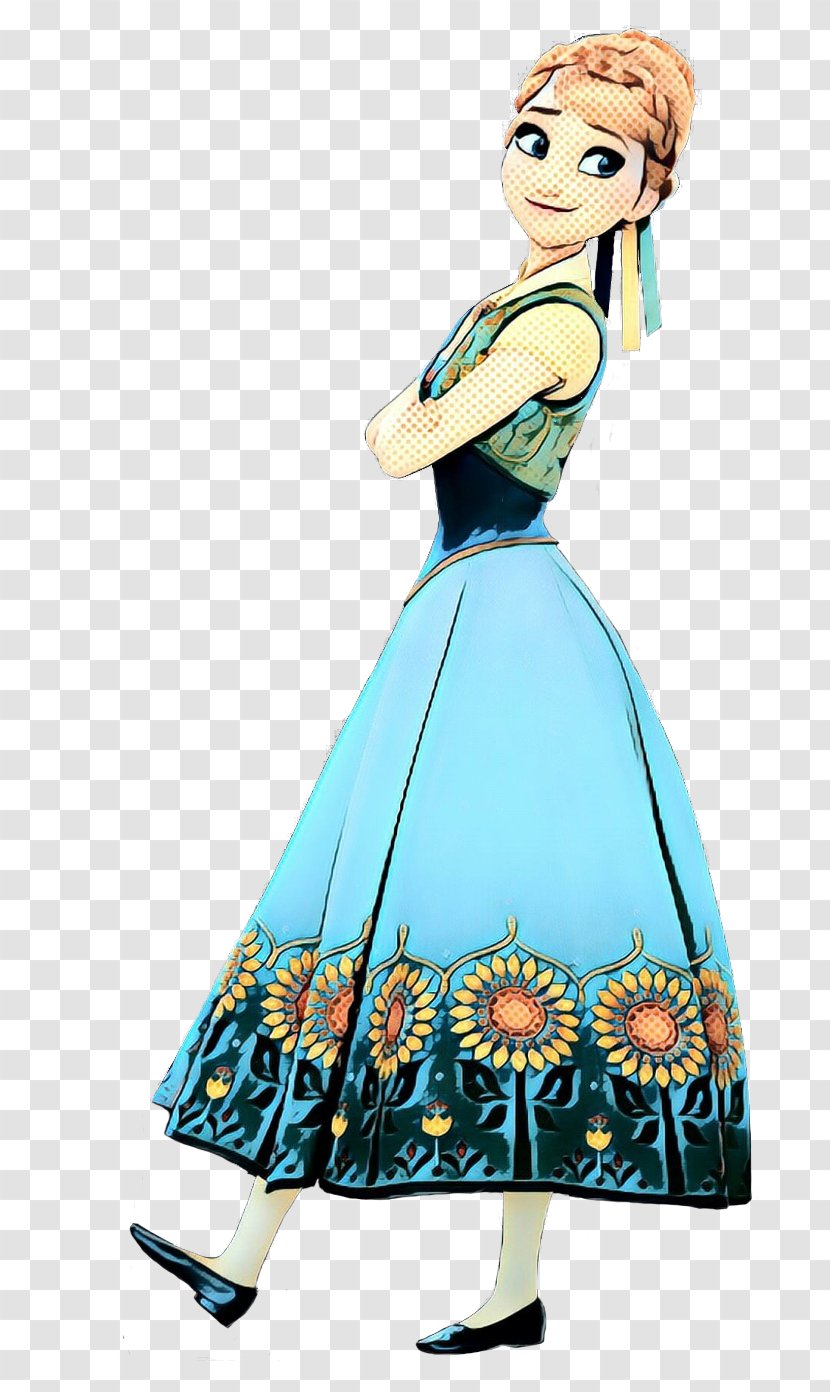 Cartoon Dress - Figurine - Style Gown Transparent PNG
