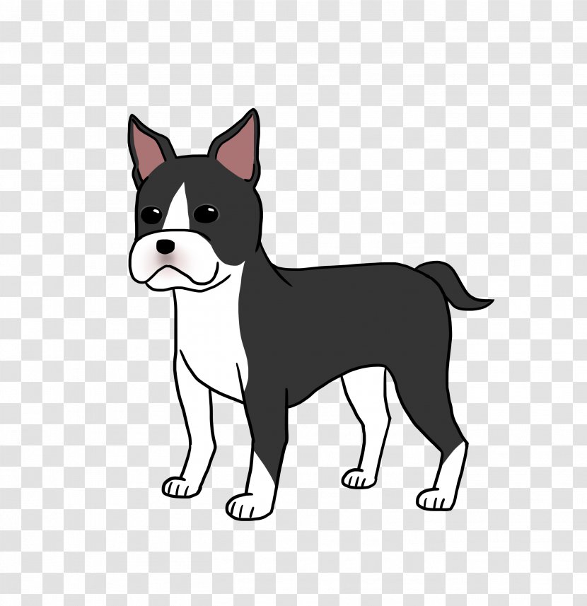 Boston Terrier Puppy Dog Breed Whiskers Non-sporting Group - Tail Transparent PNG