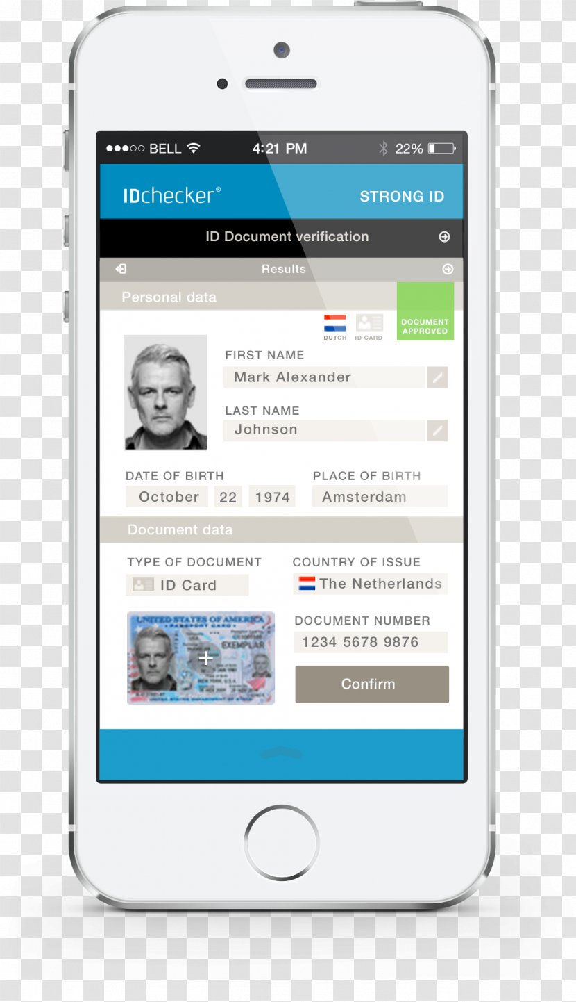 Feature Phone Smartphone Know Your Customer Handheld Devices Identity Document - Mobile Device Transparent PNG