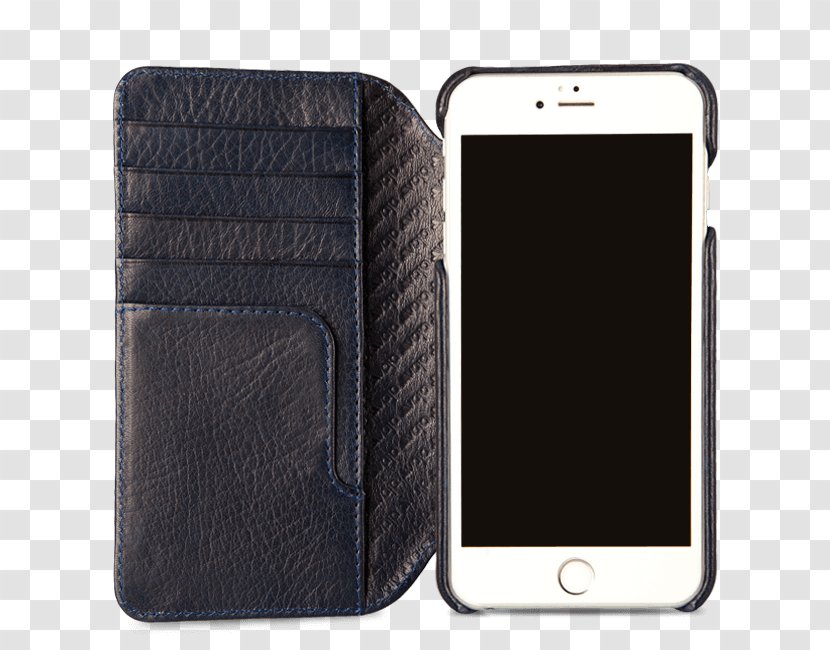 Leather Wallet - Black - Cover Transparent PNG