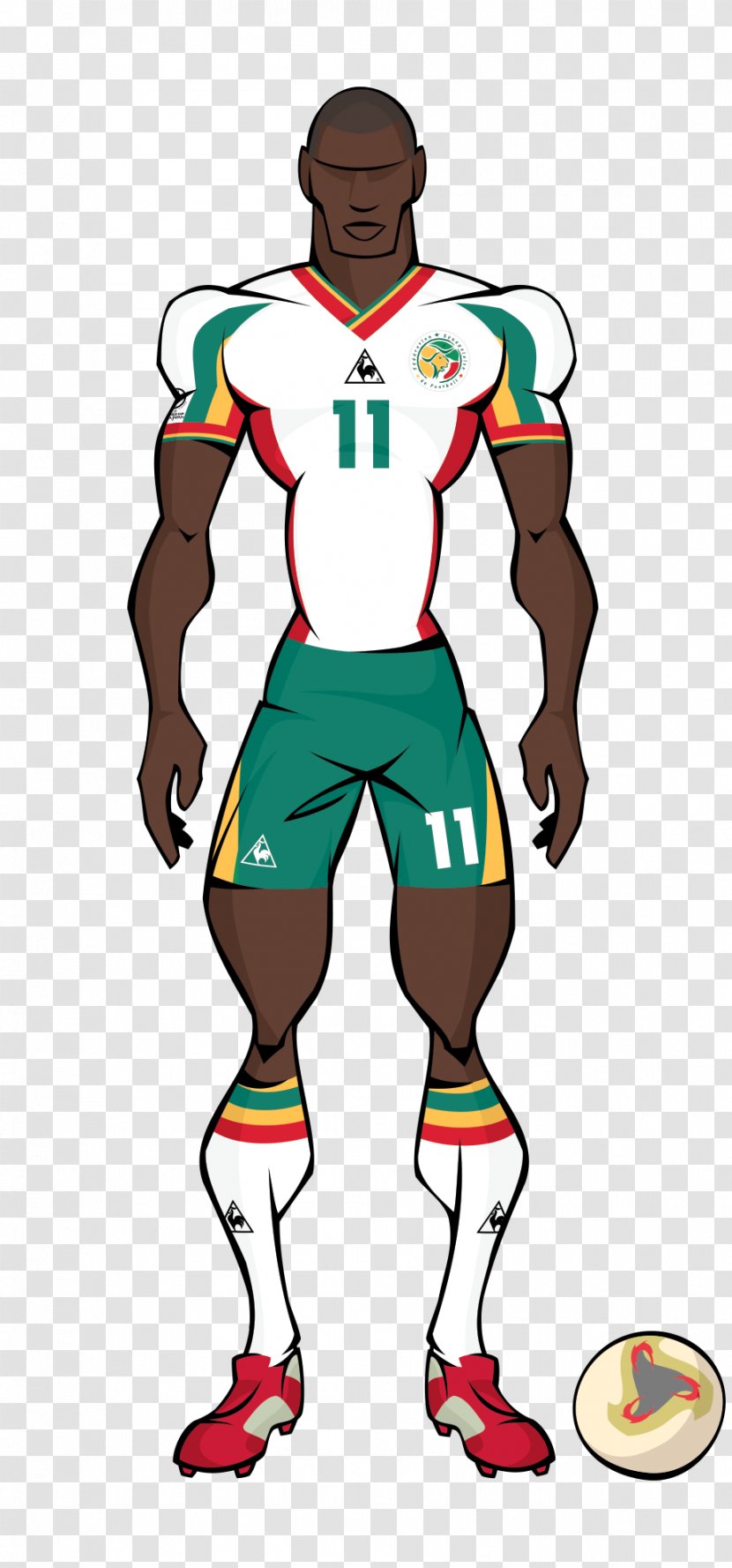 Senegal National Football Team 2002 FIFA World Cup En La Copa Mundial De Fútbol Player Kit - Top - Oliver Kahn Transparent PNG