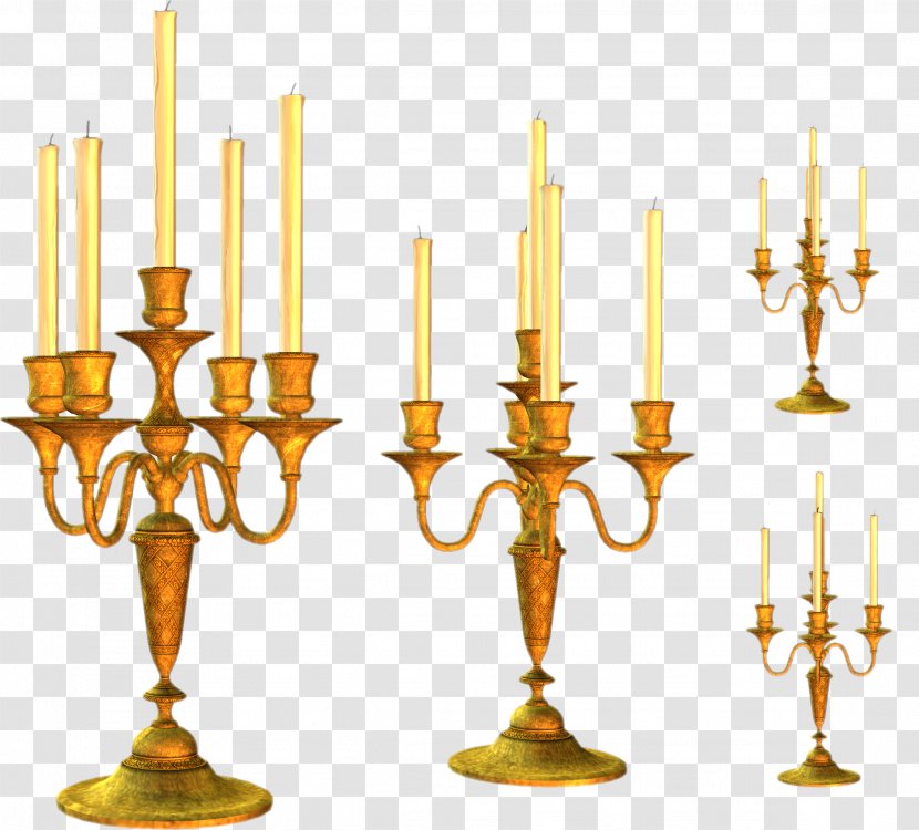 Candlestick Menorah - Candle Transparent PNG