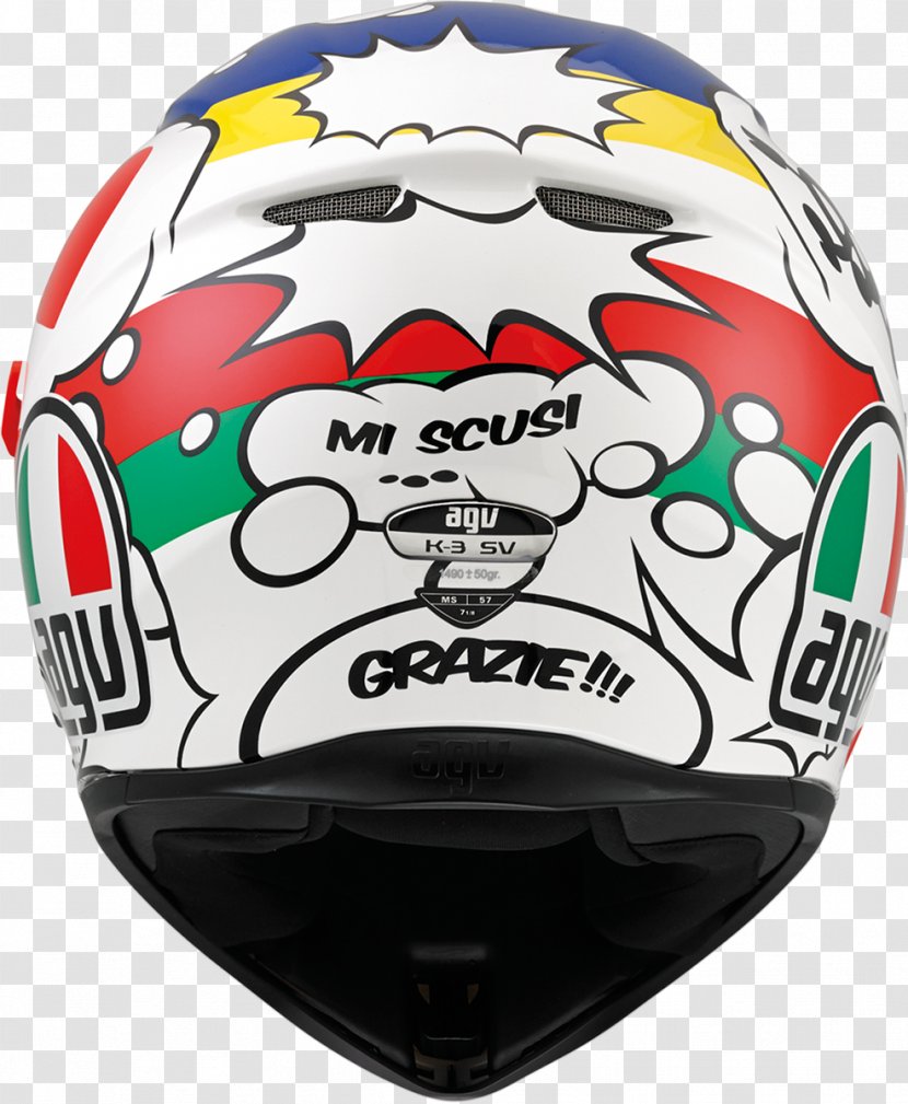 Motorcycle Helmets AGV Sports Group K3 SV Comic Helmet - Bicycles Equipment And Supplies Transparent PNG