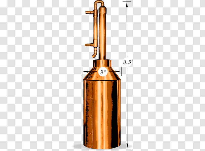 Moonshine Beer Distillation Distilled Beverage Whiskey - Copper Pot Transparent PNG