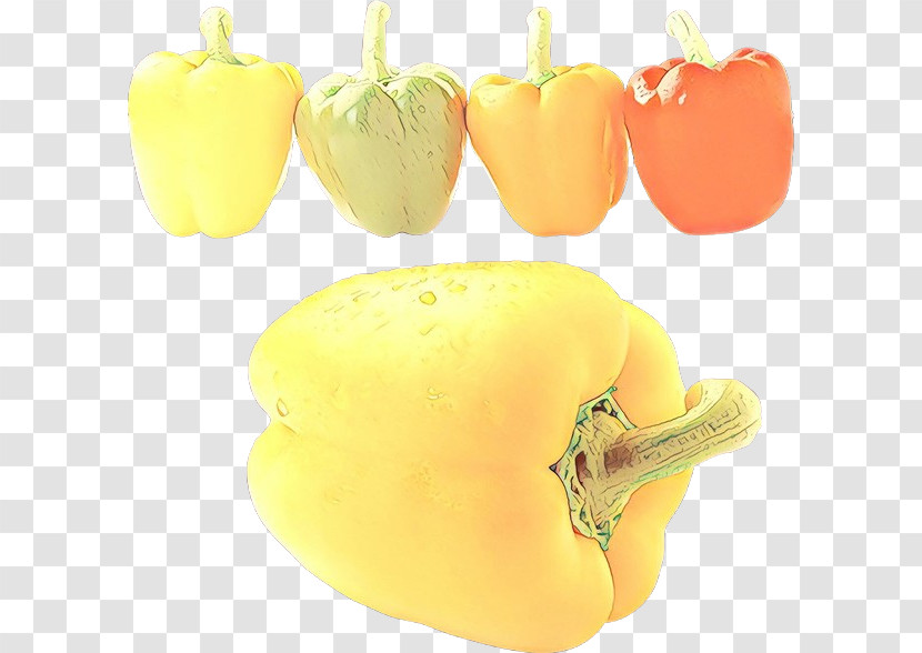 Bell Pepper Yellow Pepper Yellow Vegetable Capsicum Transparent PNG