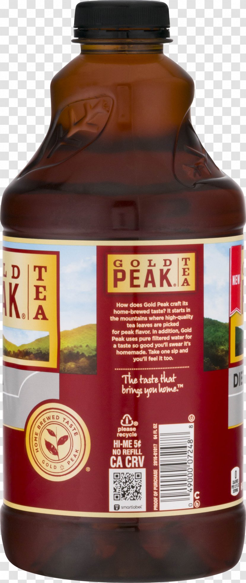 Gold Peak Tea Flavor Fluid Ounce - Diet Transparent PNG