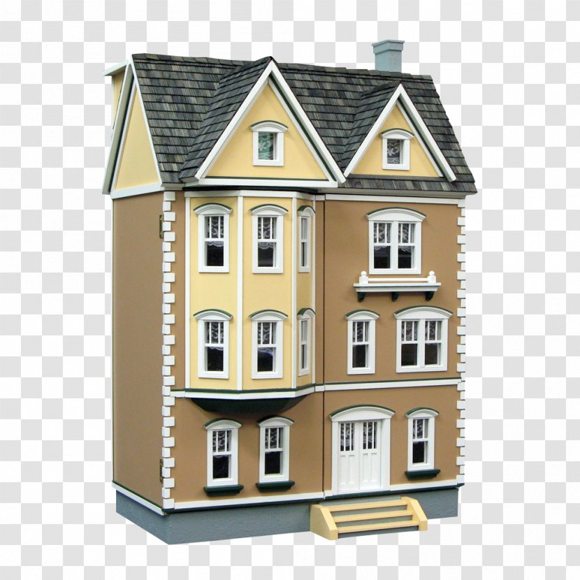 Dollhouse Townhouse Home Barbie - Property - House Transparent PNG