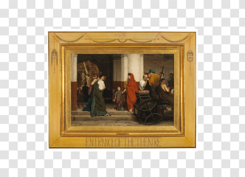 Fries Museum Lawrence Alma-Tadema: At Home In Antiquity Entrance To A Roman Theatre Art Painting - Theater Transparent PNG