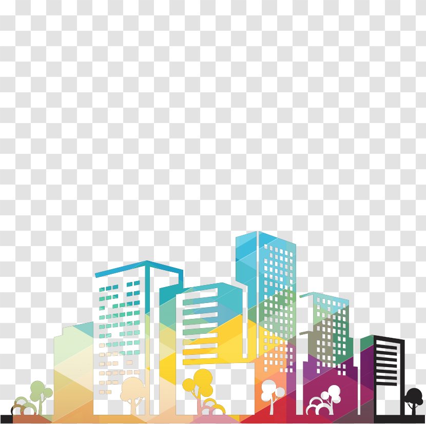Architecture Icon - Cartoon - City People Transparent PNG