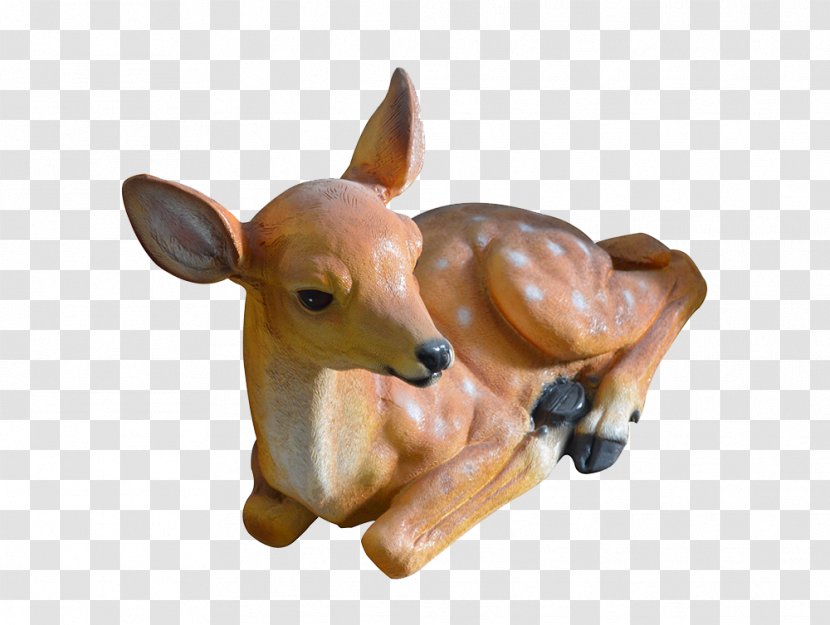 Deer Statue Kneeling Download - Google Images Transparent PNG