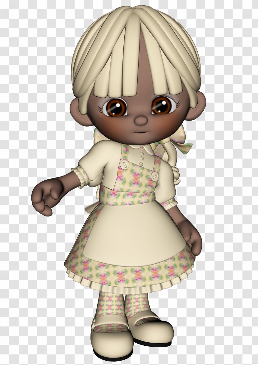 Doll Human Hair Color Cartoon Toddler - Fictional Character Transparent PNG
