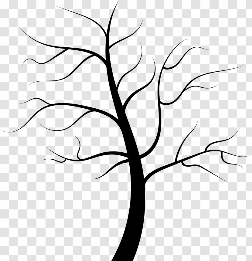 Tree Silhouette Clip Art - Drawing - Dry Land Transparent PNG