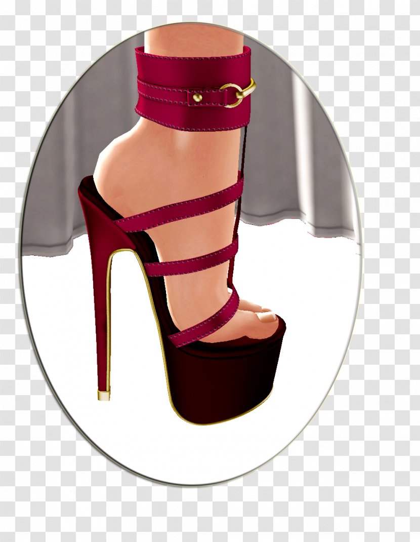 Sandal High-heeled Shoe - Highheeled Transparent PNG
