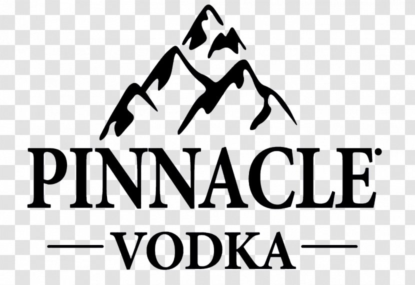 Pinnacle Vodka Cocktail Distilled Beverage Amaretto - Black And White Transparent PNG