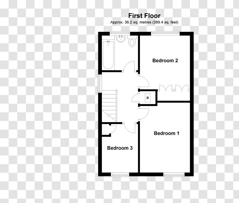 Floor Plan Open House Bedroom Transparent PNG