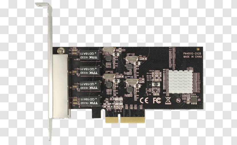 Network Cards & Adapters Gigabit Ethernet PCI Express Conventional - Pci - Expresscard Transparent PNG