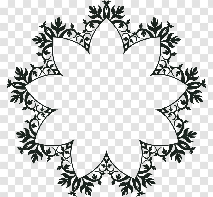 Mandala Ornament Pattern - Flower - Frame Transparent PNG