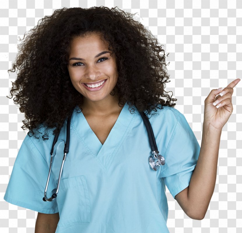 Physician Assistant Registered Nurse Health Care Nursing - Hair Coloring - Aunty Curly Transparent PNG