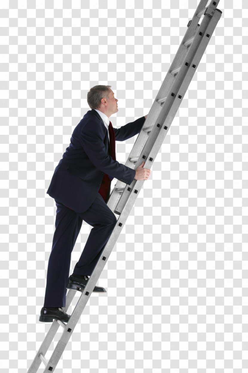 Stock Photography Businessperson Climbing Ladder Shutterstock - Management Transparent PNG
