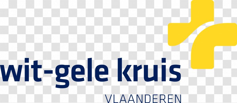 Wit-Gele Kruis Logo West Flanders Antwerp Organization - Blue - Text Transparent PNG