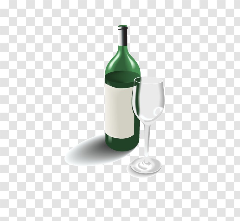 Wine Champagne Bottle Glass Transparent PNG