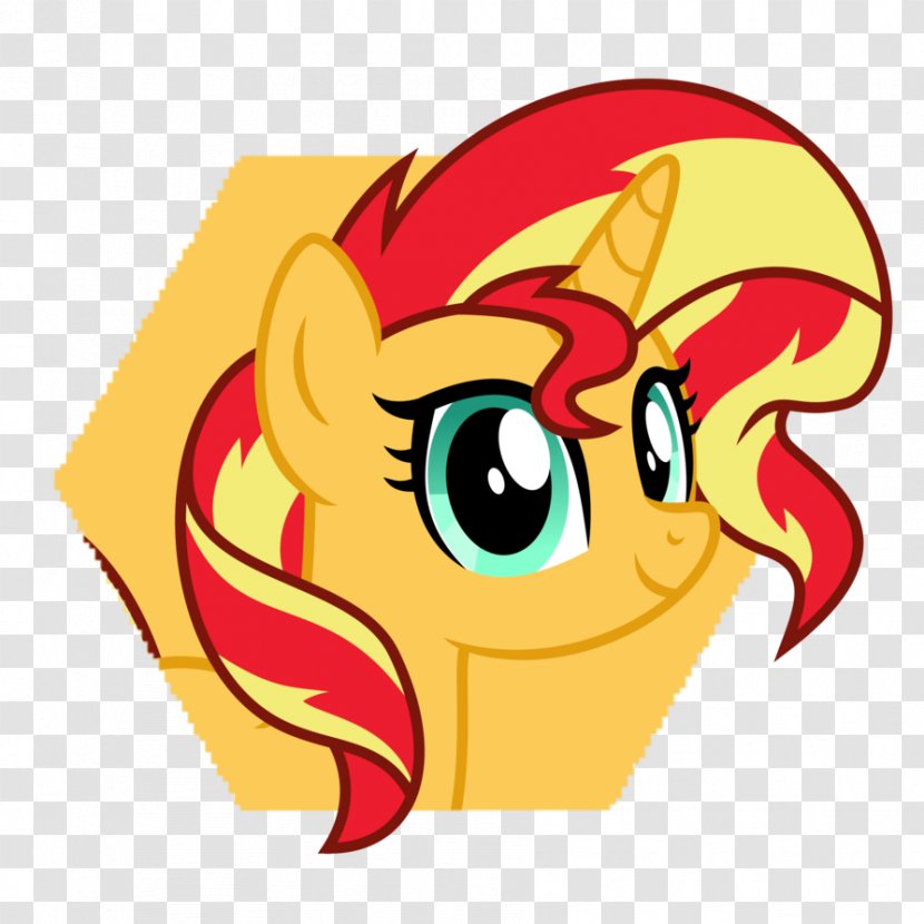 Sunset Shimmer My Little Pony: Friendship Is Magic Princess Celestia Twilight Sparkle - Silhouette - Heart Transparent PNG