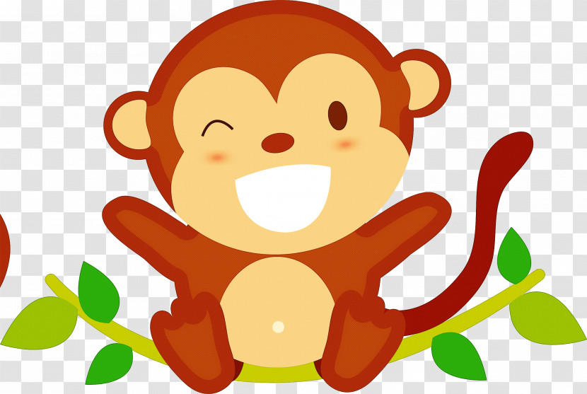 Cartoon Green Smile Pleased Transparent PNG